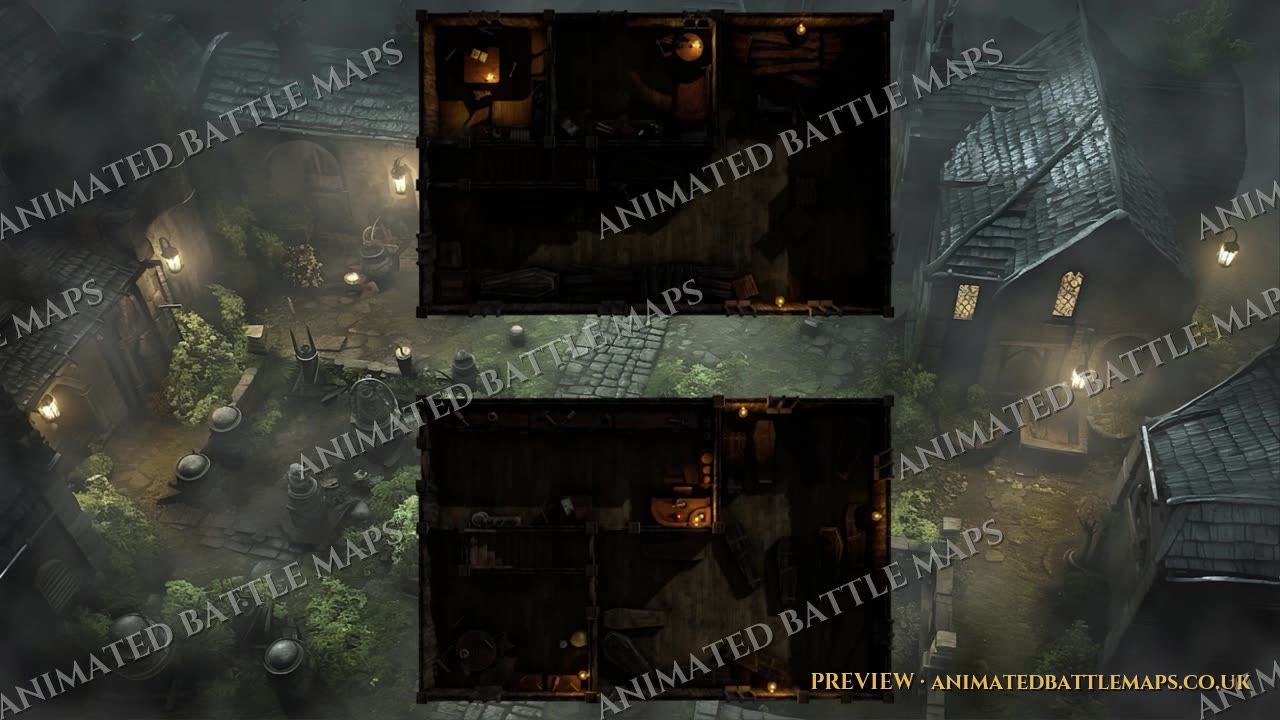 Coffin Maker's Shop, Map