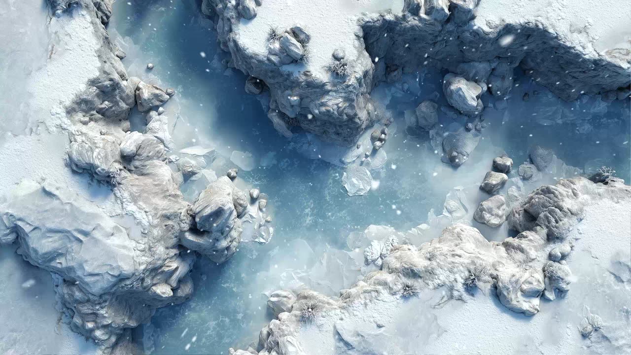 Frostcleft, The free map