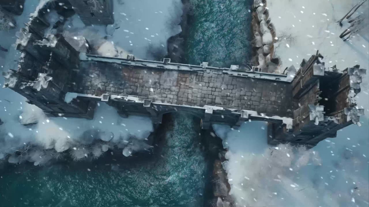 Frozen Castle & Bridges, The free map