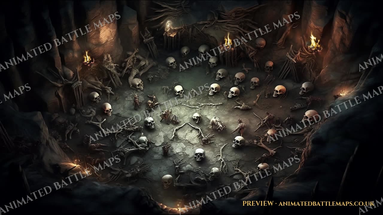 Giant's Graveyard, Map
