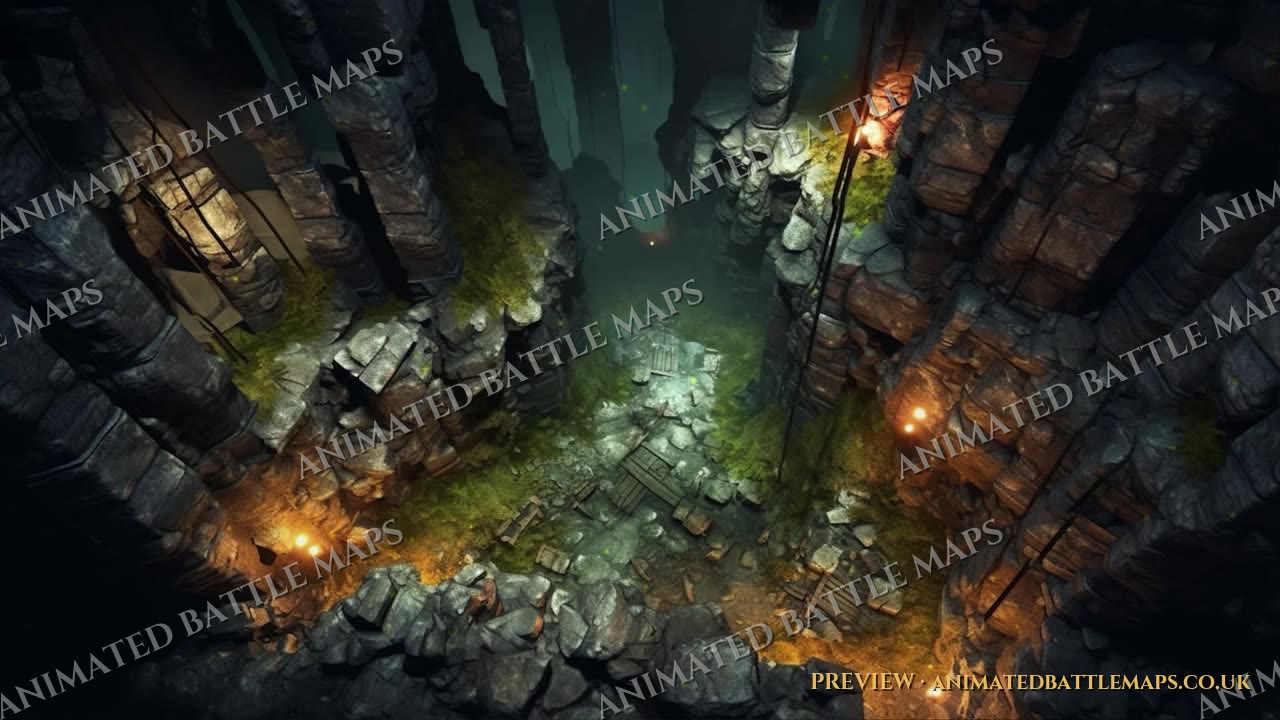 Glowing Cavern, Map