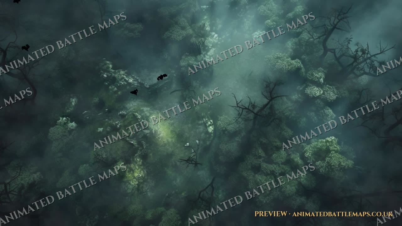 Haunted Grove, Map