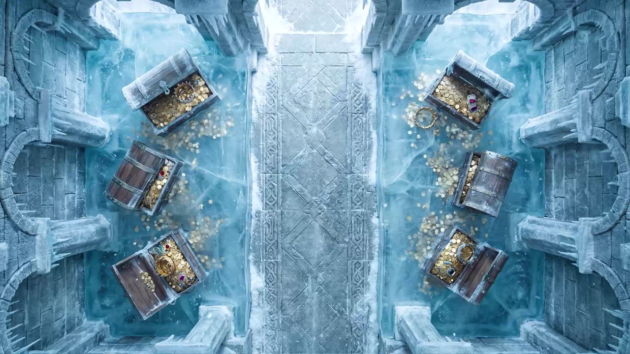 The Frozen Vault, The free map