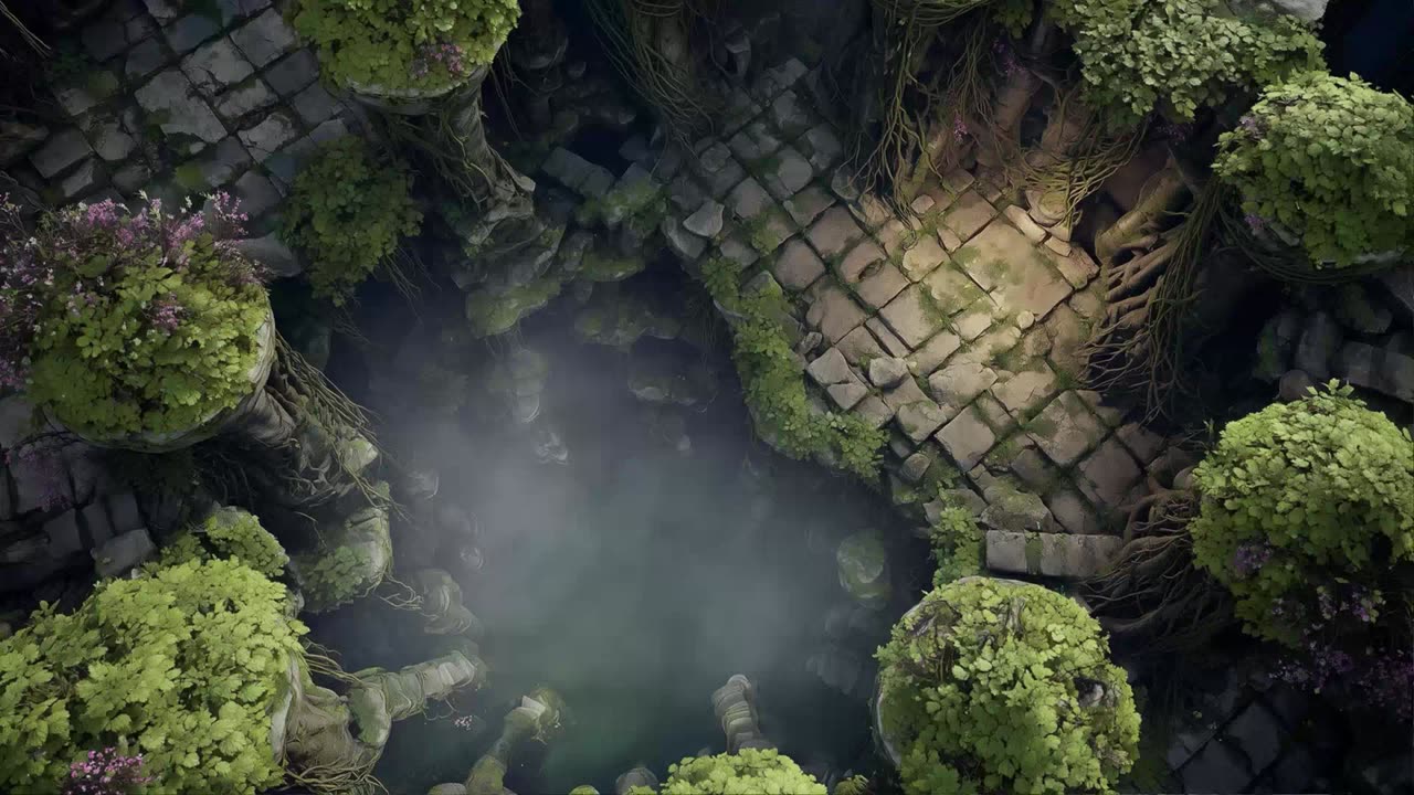 The Hanging Deep, The free map
