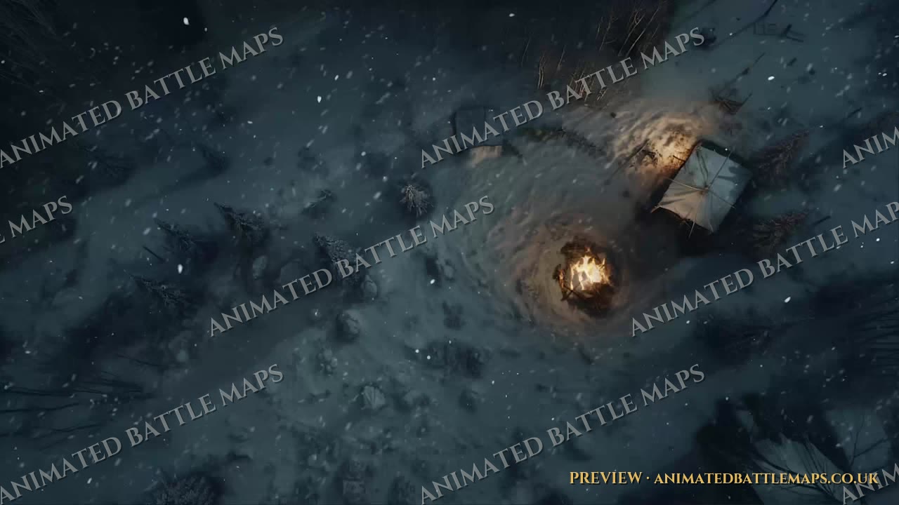 Winter Camp, Map